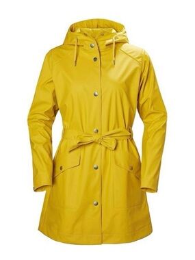 Helly Hansen Yellow Rain Trench Coat